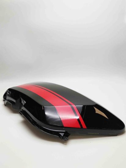 NQi GTs Left body panel (Black+Red) 30408063 NIU N1S-GT Left body panel (Black red)  back